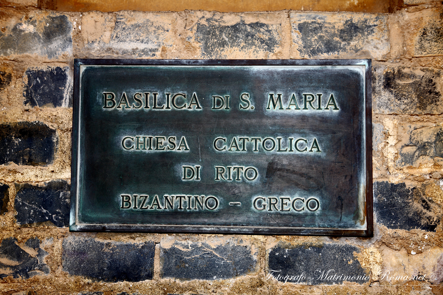 Basilica di Santa Maria - Grottaferrata - © Fotografo Matrimonio Roma .net
