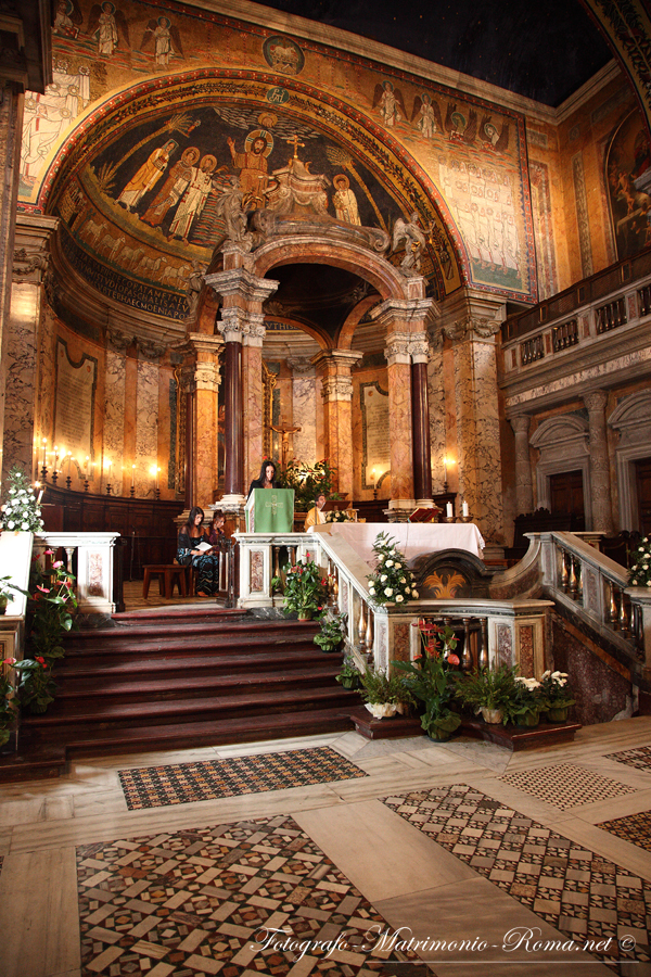 Basilica di Santa Prassede - Roma - © Fotografo Matrimonio Roma .net