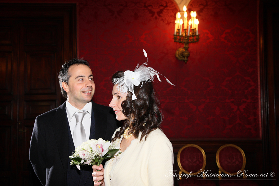 Campidoglio, Sala Rossa - Roma - © Fotografo Matrimonio Roma .net