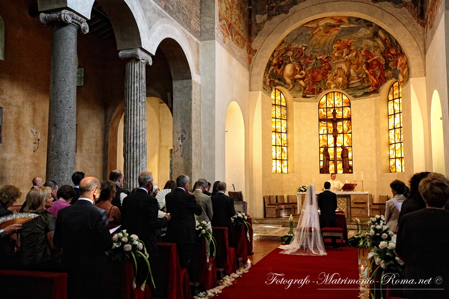 Chiesa di San Giovanni a Porta Latina - Roma - © Fotografo Matrimonio Roma .net
